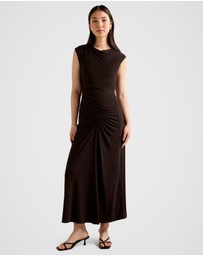 Forever New - Carrie Draped Bodycon Midi Dress