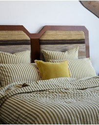 Mosey Me - Seersucker Stripe Standard Pillowcase Set