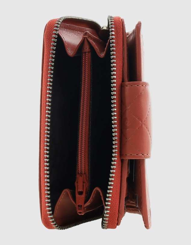 Pierre Cardin - Quilted Leather Zip-Around Bi-Fold Wallet with RFID