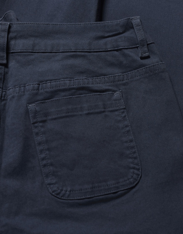 Seasalt - Seasalt Cornwall Navy Albert Quay Slim Fit Crops