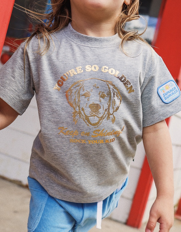 Rock Your Kid - Riley Tee in Golden Hour