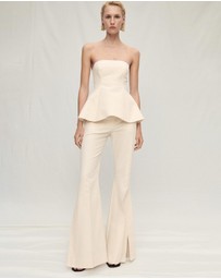 M.N.G - Dama Strapless Top With Ruffle