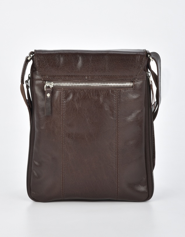 Cobb & Co - Notting Jr. Leather RFID Expandable Satchel