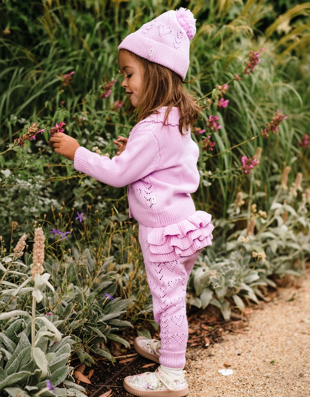 Fleur Harris - 'Days of Enchantment' Heart Legging in Lilac