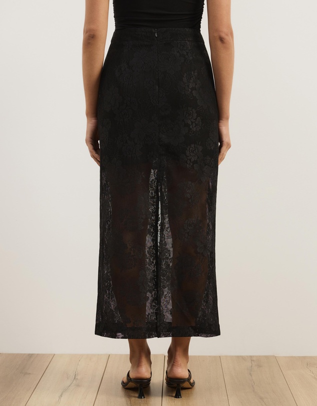 Atmos&Here - Camille Lace Midi Skirt