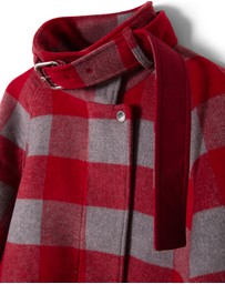 Damson Madder - Polly Wool Bomber Jacket