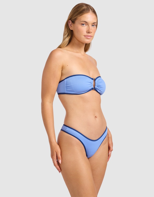 Seafolly - Beach Bound Scoop High Cut Rio Bikini Bottom