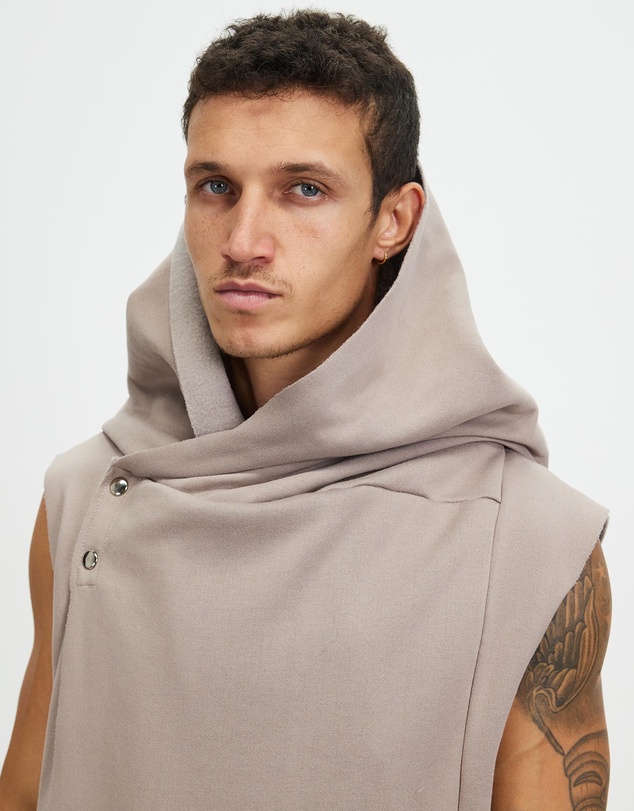 Surrounded By Ghosts - The Mercury Hooded Fleece Sleeveless Cardigan