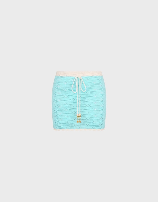 Kulani Kinis - Drawstring Knit Mini Skirt