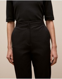 Trenery - Cotton Bi-stretch Pant in Black