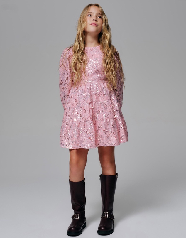 Bardot Junior - Bianca Sequin Lace Dress - Kids-Teens