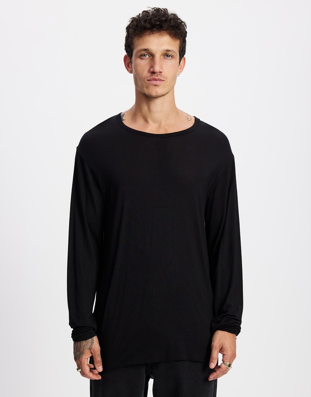 Surrounded By Ghosts - The Trona Wool Long Sleeve Tail T-Shirt