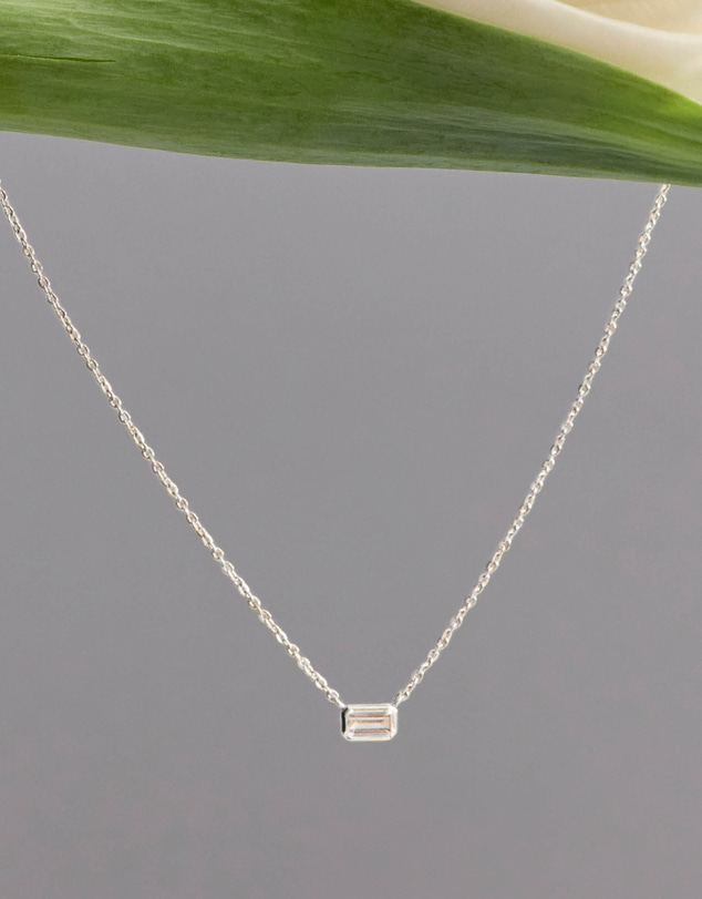 SAINT VALENTINE - Lineaire Necklace - Silver
