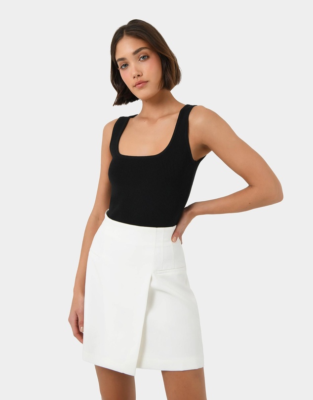 Forcast - Vivi Rib Knit Tank Top