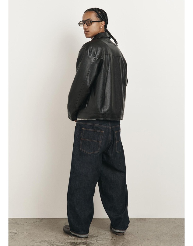 Black Noise White Rain - Raw Selvedge Denim Jeans