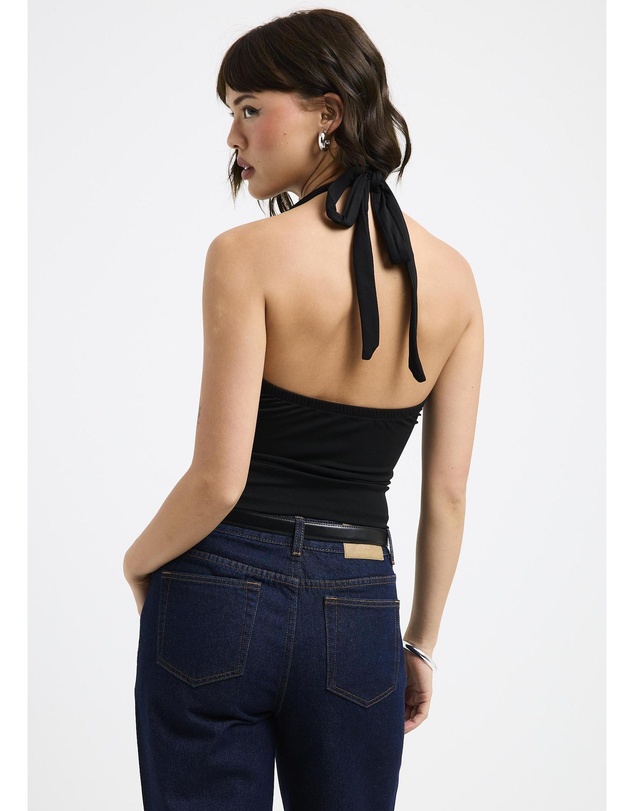 General Pants Co. Basics - Plunge Halter Top