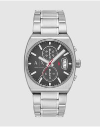 Armani Exchange - Silver Tone Chronograph Watch