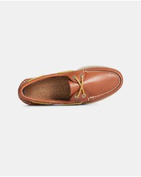 Sperry - Authentic Original 2-Eye Wide Leather Shoes - Men's