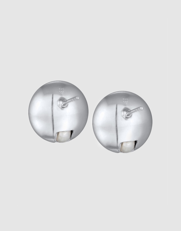 Elli Jewelry - Earrings Elegant Cultured Freshwater White Pearls 925 Sterling Silver