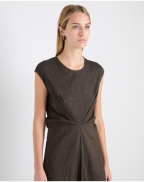 Proenza Schouler White Label - Miranda Dress In Linen Slub