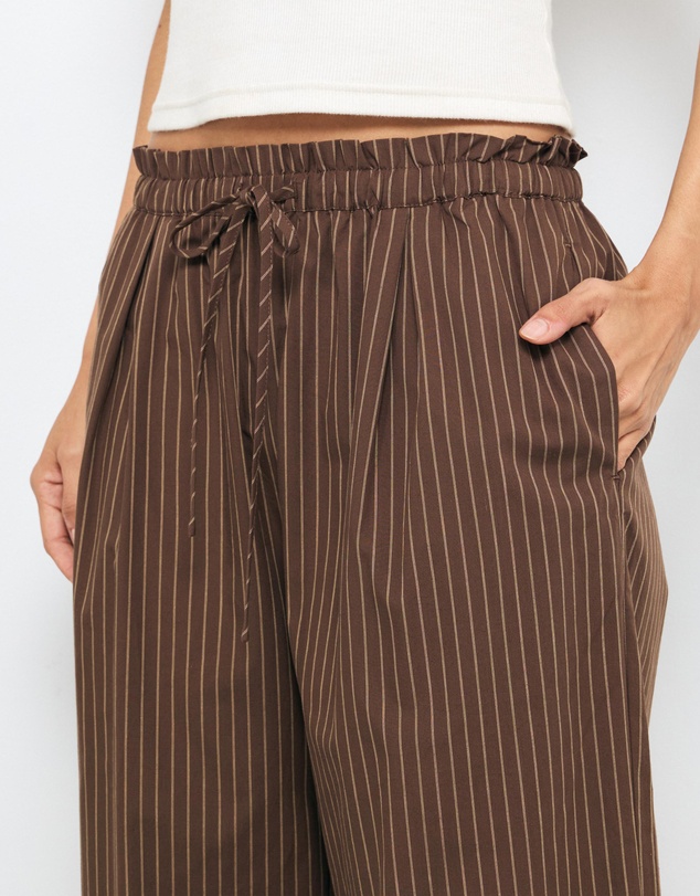 AERE - Organic Cotton Poplin Stripe Pants