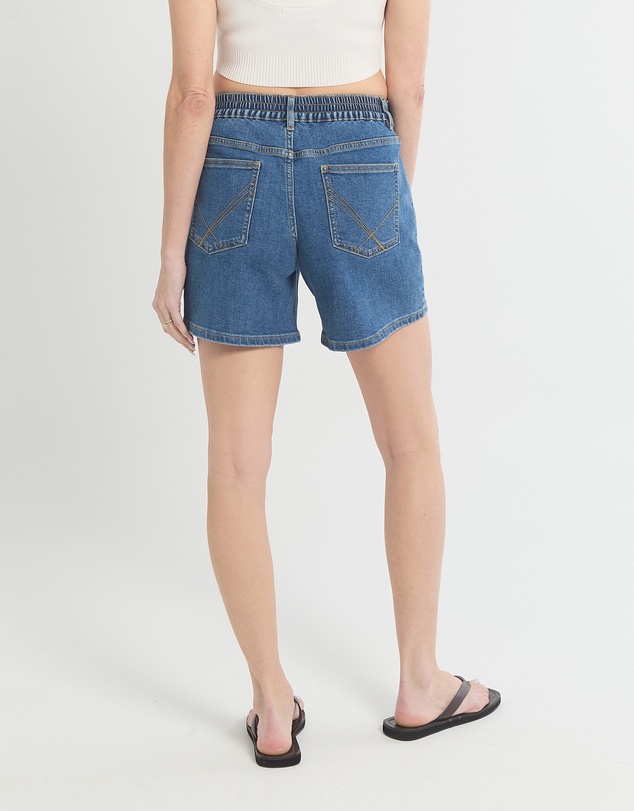 Soon Maternity - Relaxed Denim Shorts