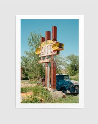 Olive et Oriel - Route 66 III by Bethany Young Art Print