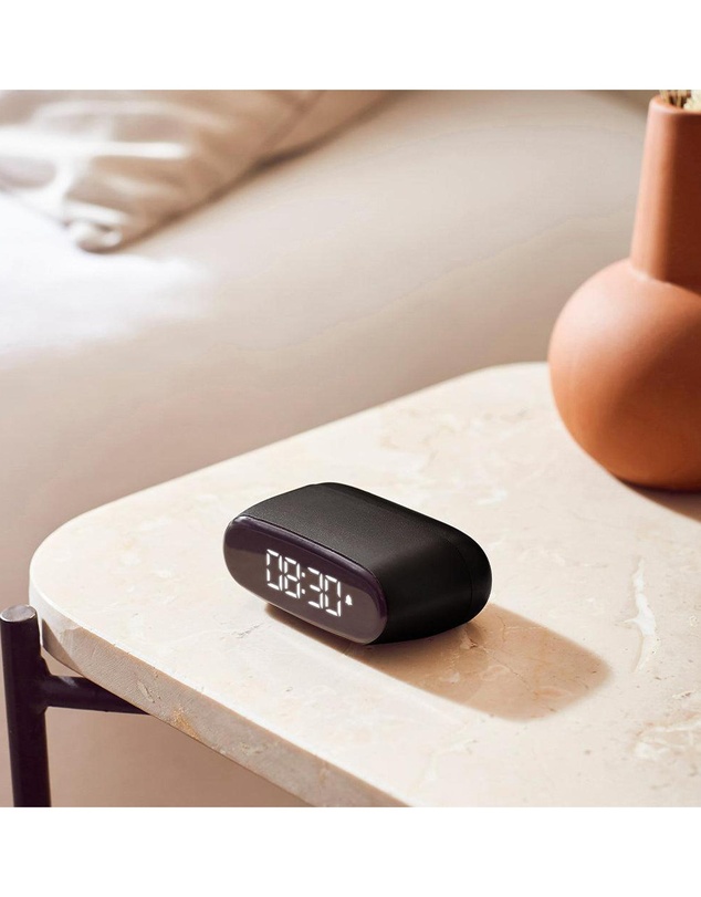 Lexon - Lexon Minut Mini Alarm Clock - Black