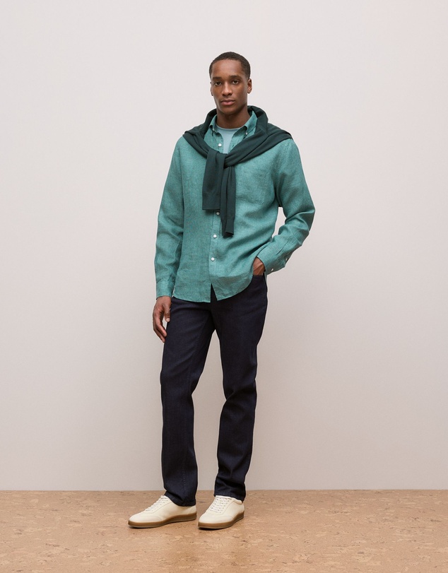 Trenery - Relaxed Fit Dark Wash Jean in Ink Blue