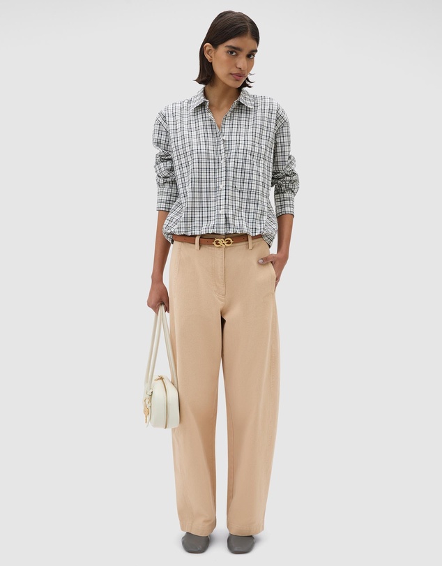 Oroton - Check Bomber Shirt