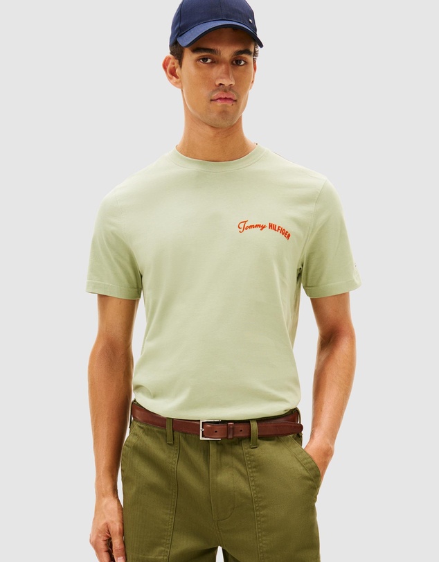 Tommy Hilfiger - Back Logo Jersey Crew Neck T-Shirt