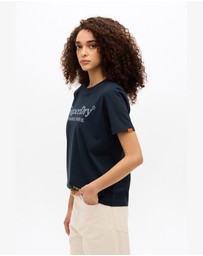 Superdry - Venue Metallic Graphic Tee
