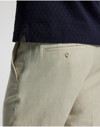 Calibre - Linen Blend Shorts Stone