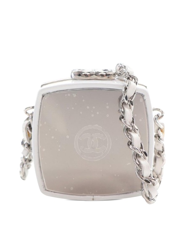 Pre-Loved by Azura Reborn - Pre-Loved chanel Compact Mirror Bag with Chain Shoulder Strap Stylish Accessory