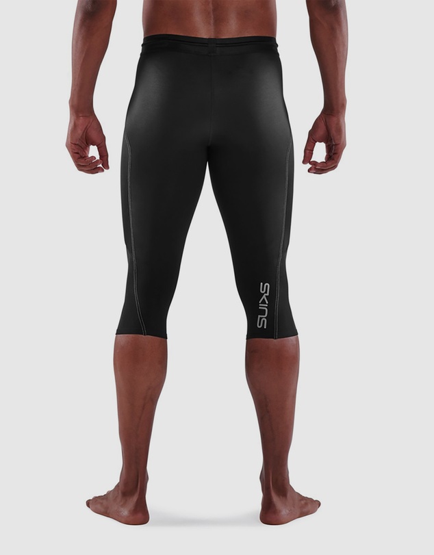 SKINS - SKINS Compression Men's Series-3 Active 3/4 Tight Thermal Black