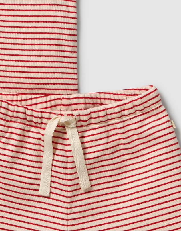 Wilson & Frenchy - Organic Stripe Rib Pyjamas - Babies