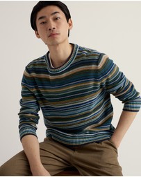 Seasalt - Seasalt Cornwall Multi Trenale Organic Cotton Striped Jumper