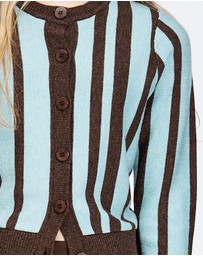 bul - Havu Cardigan Brown Stripe