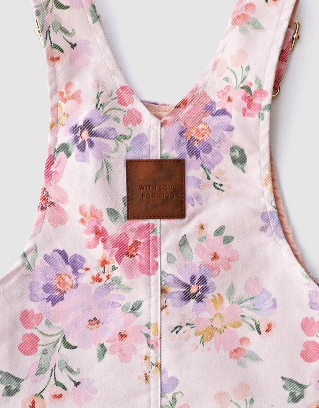 WITH LOVE FOR KIDS - Hazel Denim Pinafore Dress - Babies - Kids
