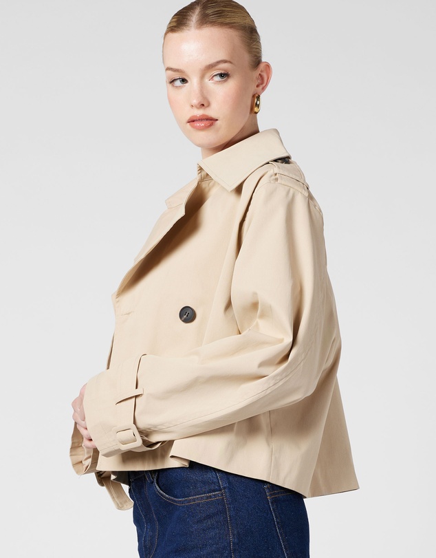 MVN - Cropped Trench Coat