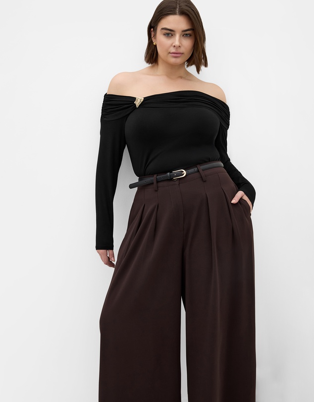 City Chic - Buckle Detail Top