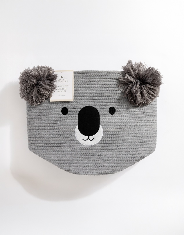 Living Textiles - Cotton Rope Animal Hamper - Koala