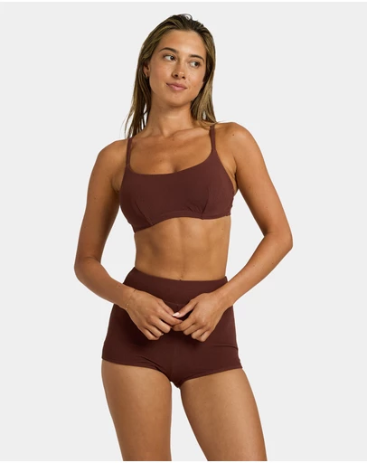 Roxy - Womens Palm Shadows Shorty Bikini Bottom