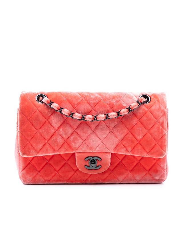 Pre-Loved by Azura Reborn - Pre-Loved Medium Classic Velvet Double Flap