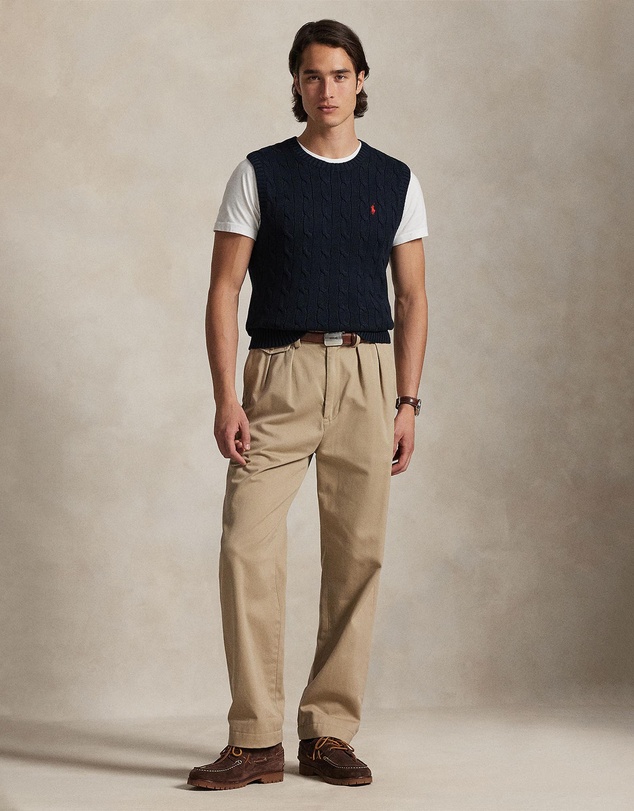 Polo Ralph Lauren - Cable-Knit Cotton Sweater Vest
