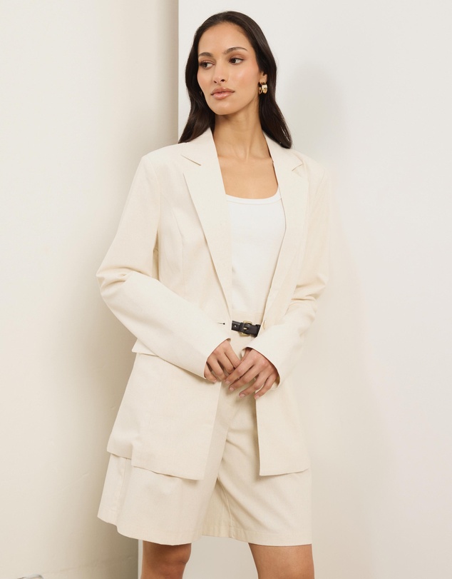 Atmos&Here - Harper Linen Blend Blazer