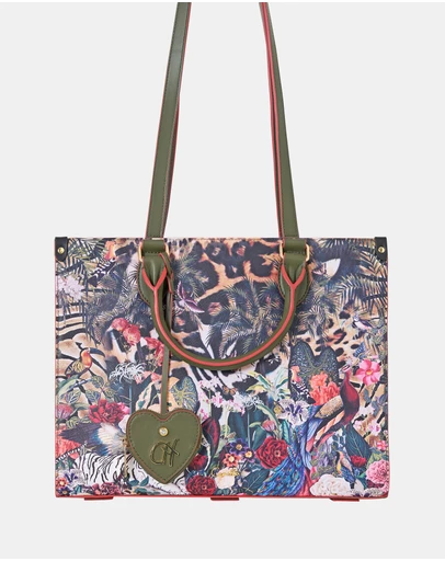 Camilla - East West Tote With Leather Trims