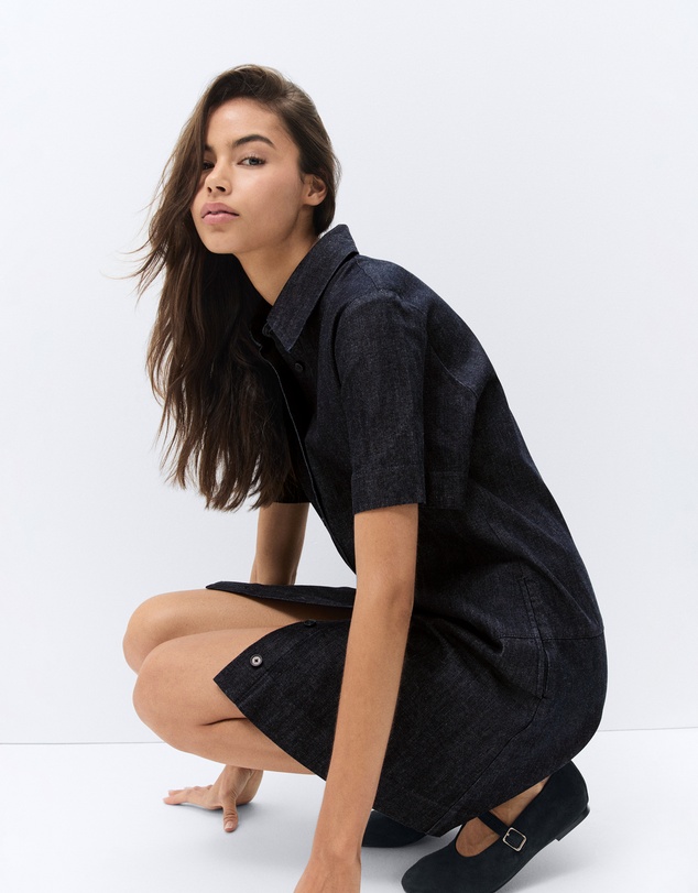 UNISON - Denim Button Through Dress