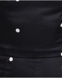 Petal & Pup - Bentley Halterneck Jumpsuit - Black Polka Dot