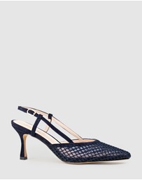 Edward Meller - DELILAH75 Mesh Slingback Pump